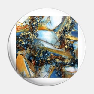 Agate Geode Square Pin