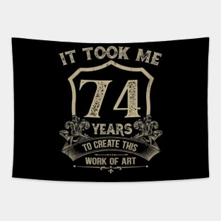 74th Birthday Tapestry