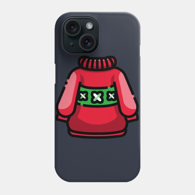 My Ugly Christmas Sweater Phone Case by Feminist Foodie