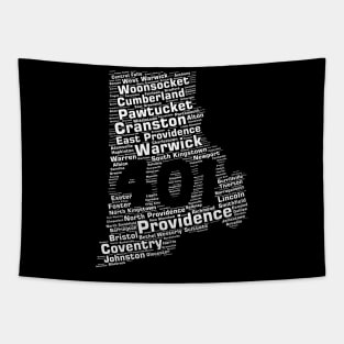 Rhode Island Cities 401 Area Code Tapestry