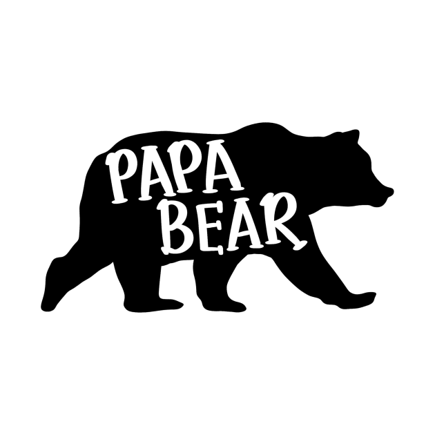 Papa Bear t-shirt by Chenstudio