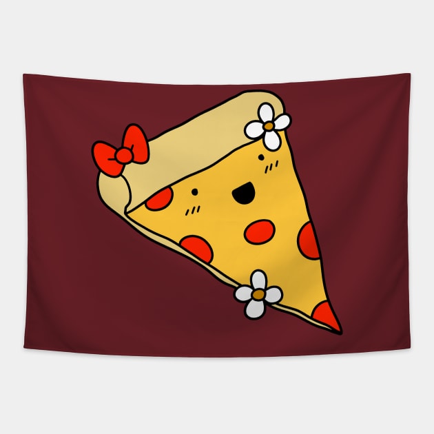 Pretty Pizza Slice Tapestry by saradaboru