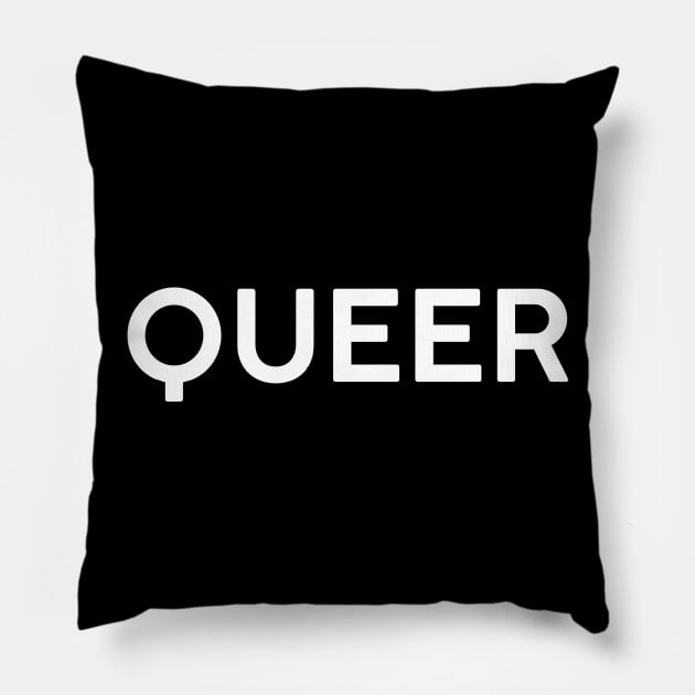 Queer Pillow by TheGentlemanPeacock