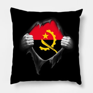 Angola Flag Angolan Roots DNA Pride Gift Pillow