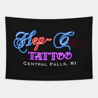 Hep-C(at) Tattoo Parlor Tapestry