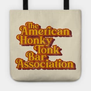 American Honky Tonk Bar Assoc ))(( Retro Classic Country Music Design Tote