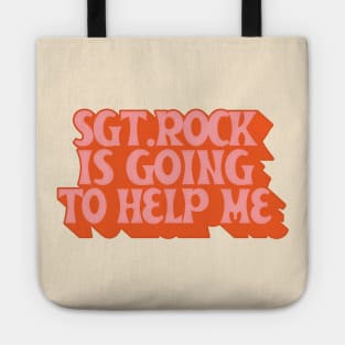 Sgt Rock  //  XTC Fan Design Tote