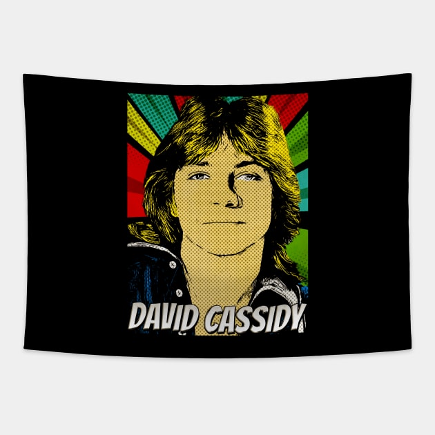 David Cassidy Pop Art Design // Fan Art Tapestry by Flasher