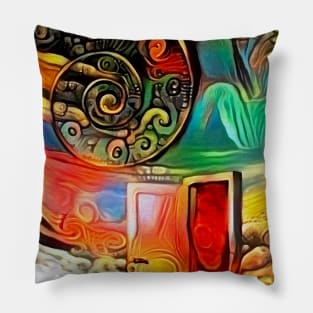 The Door to Infinite Dreams Pillow