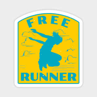 Freerunning Parkour Vintage Freerunner Magnet