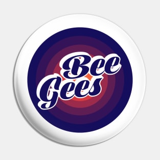 BEE GEES - BLURN CIRCLE Pin