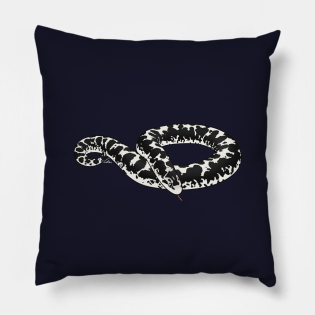Anerythristic Kenyan Sand Boa Pillow by anacecilia