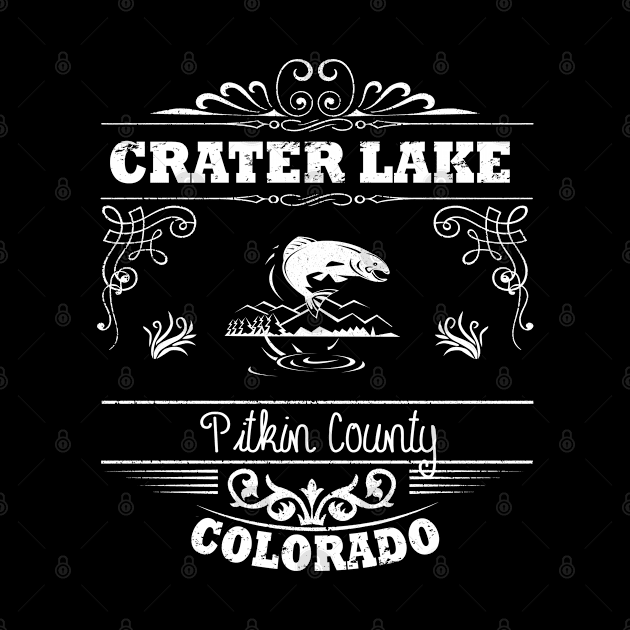 Crater Lake Colorado souvenir travel by artsytee