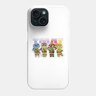 Chibi Heroes in a Half-Shell Phone Case
