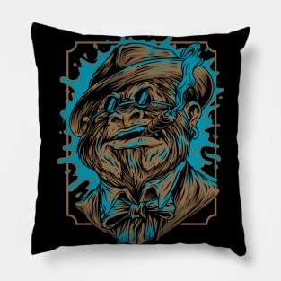 Bossy Angry Gorilla - Cool Ape Pillow