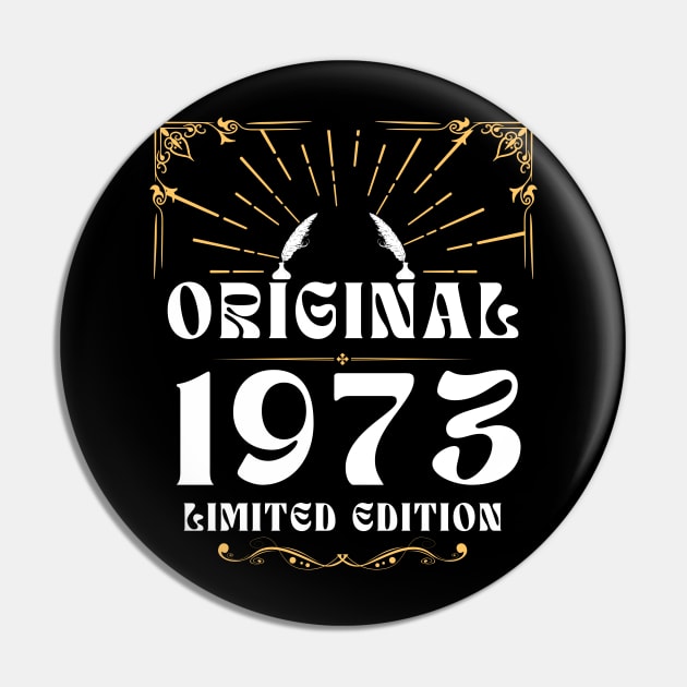 Legend 1973 - 50th Birthday ORIGINAL 1973 LIMITED EDITION Pin by click2print