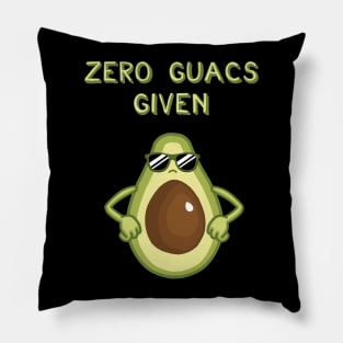 Avocado (Zero Guacs Given) Pillow