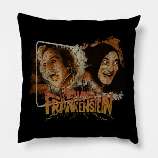 Young Frankenstein 1974 \\ Vintage art Pillow