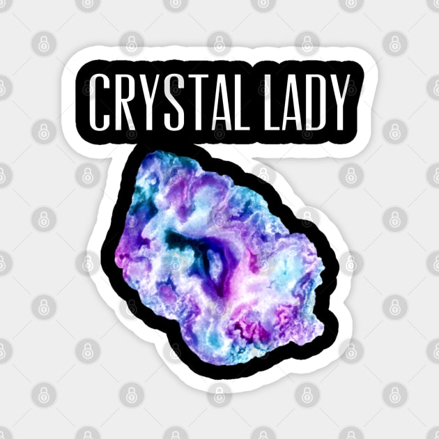 Crystal lady Magnet by Cleopsys