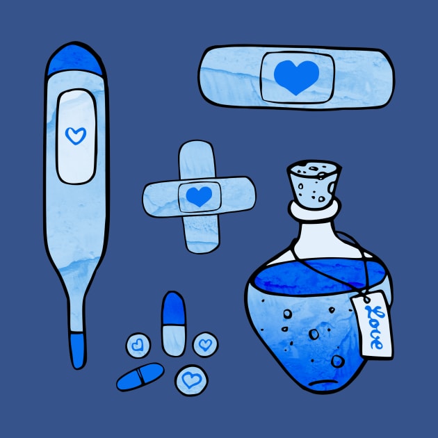 First Aid Kit Blue by Olooriel