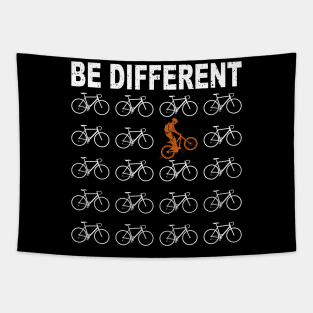 Mountain Bike Jersey Be Different Mountain Biker Jersey Tapestry