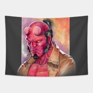 Hellboy Tapestry