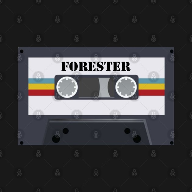 Forester / Cassette Tape Style by Mieren Artwork 