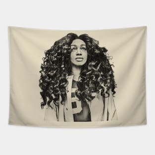 SZA  Retro Art Design Exclusive Art Tapestry