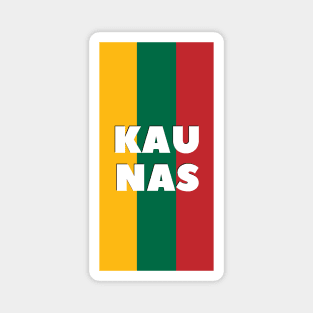 Kaunas City in Lithuanian Flag Vertical Magnet