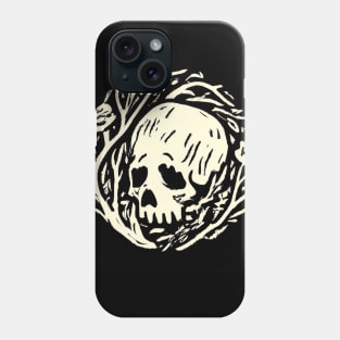 Skull in Plants Phone Case