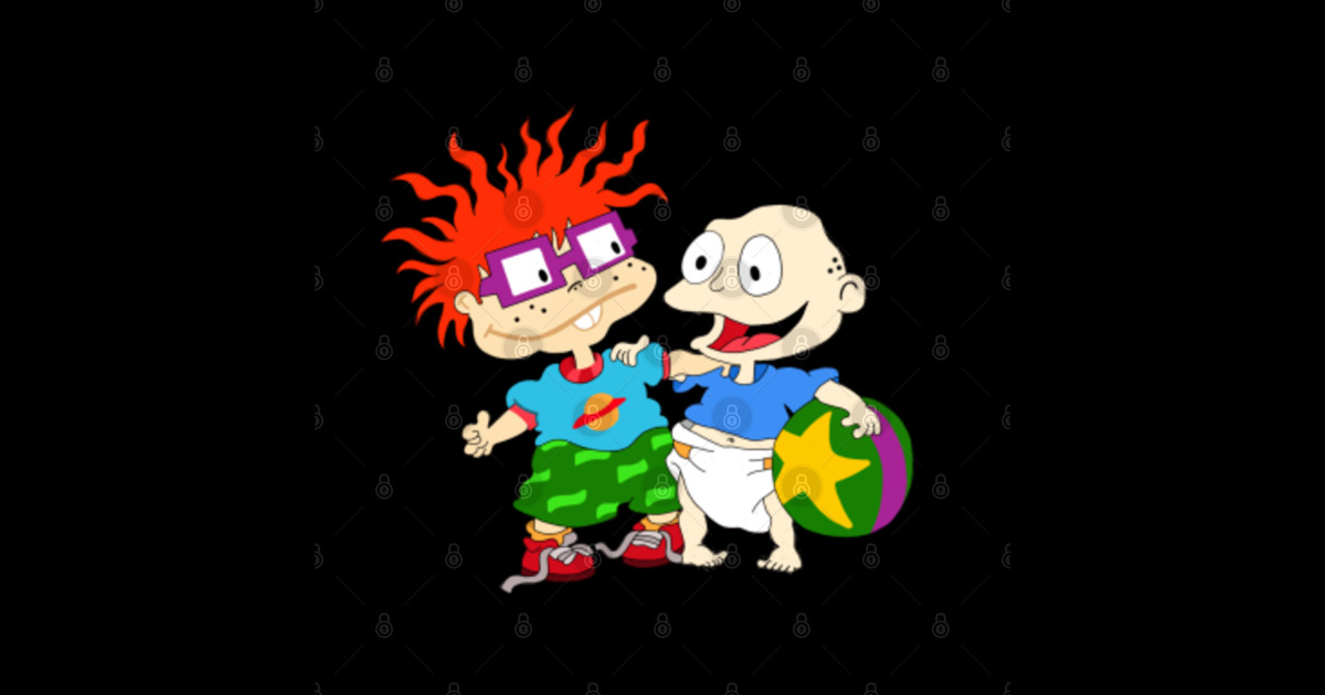 Carlitos And Tommy Rugrats Sticker Teepublic 9628