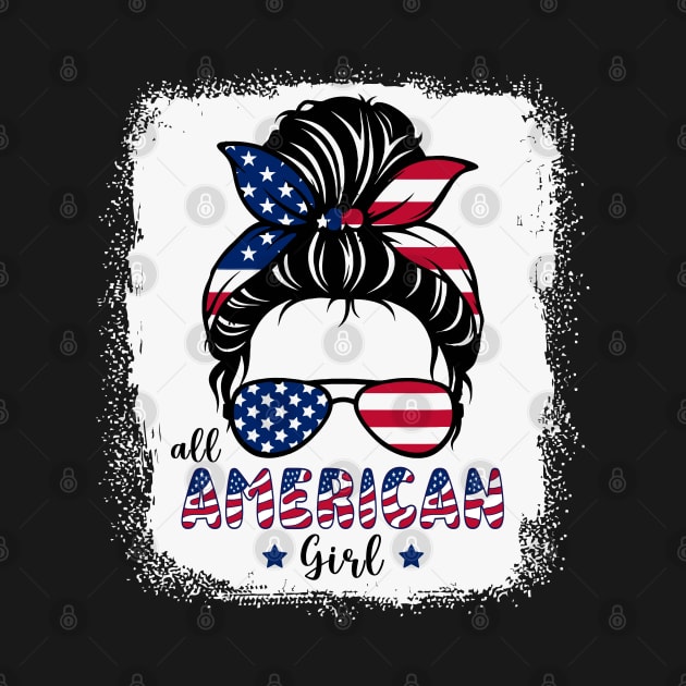 All American Girls 4th of July Bleached by Zakzouk-store