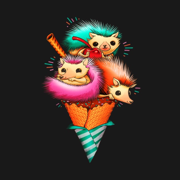 Hedgehog Ice Cream by Tobe_Fonseca