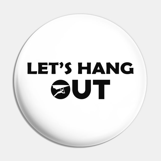 Hang Glider - Let's hang out Pin by KC Happy Shop