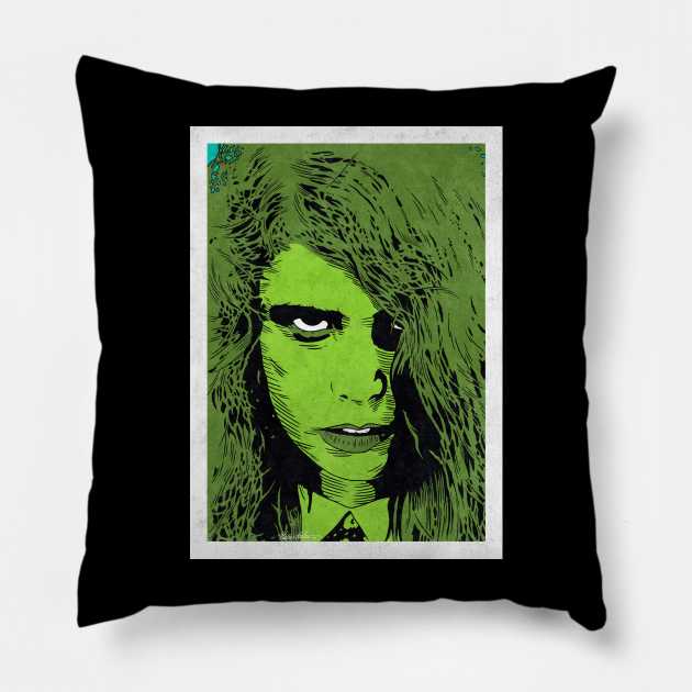 LIVING DEAD GIRL - Night of the Living Dead (Pop Art) Pillow by Famous Weirdos