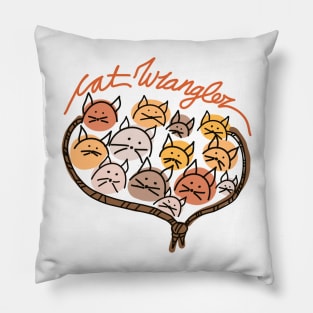 Cat Wrangler Pillow