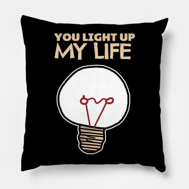 Vintage Light Bulb Pillow by KewaleeTee