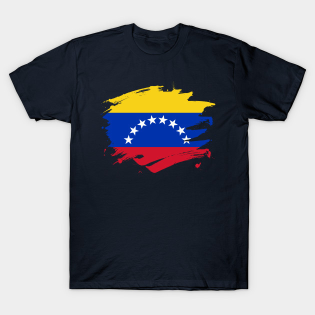 Venezuela Symbol Venezuelan Distressed Country From VEN Juniors V-Neck T-Shirt