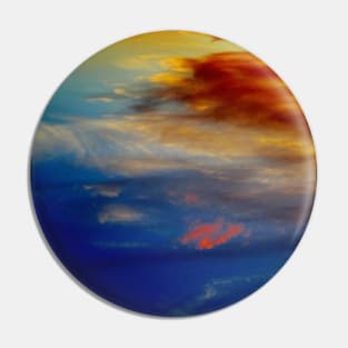 Firey heavenly abstract sky Pin