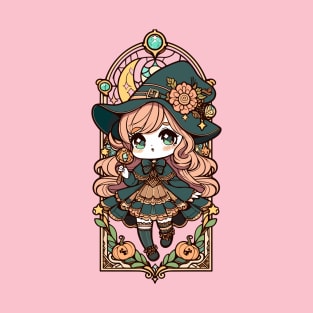 Little Kawaii Witch Girl T-Shirt