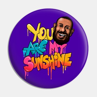 LeBron James Graffiti Art: You Are My Sunshine Pin