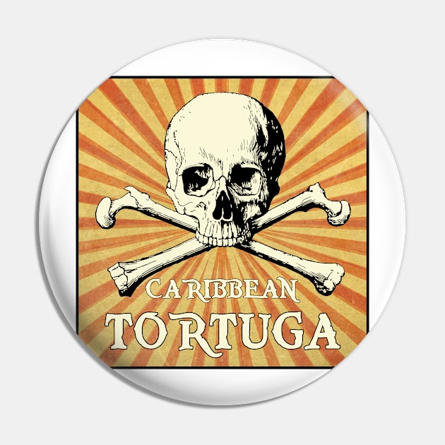 Ports of the Caribbean Pirates - Tortuga Pin by Naves