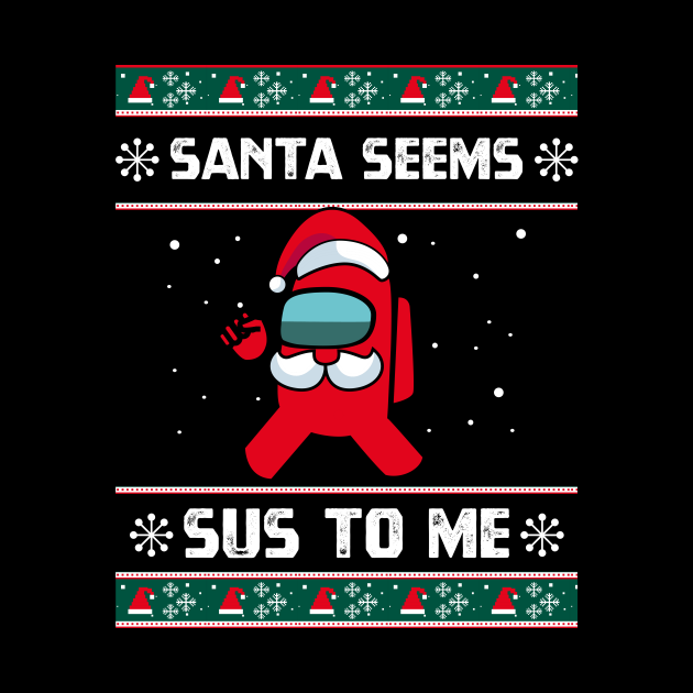 Santa Seems - Among Us Game - Among Us Game - Kubek | TeePublic PL