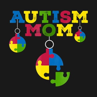 Christmas Autism Awareness Autism Mom T-Shirt