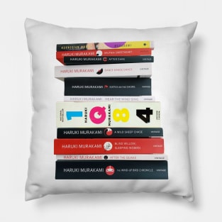 Haruki Murakami Book Stack 村上 春樹 Pillow