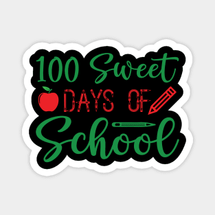 100 Sweet Days Of School Magnet