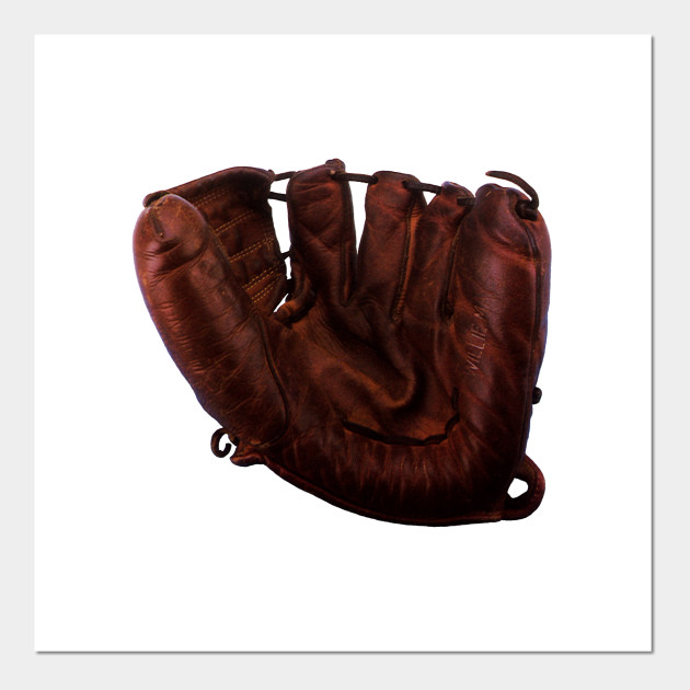 leather baseball mitt