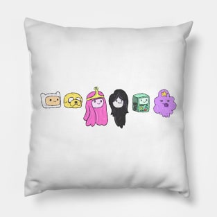 Adventure Time Headshot Lineup Pillow