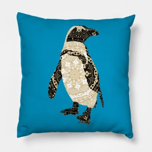 African Mandala Penguin Pillow