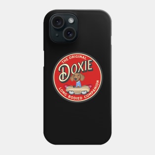 Buster Dachshund Red Circle Phone Case